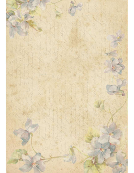 SET 5 PAPELES ADHESIVOS A4 21X29,7 CM. "VINTAGE" KSA0200