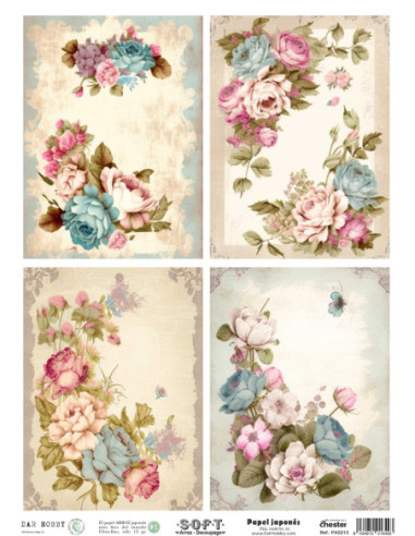 Papel de Arroz Soft 30x41cm....