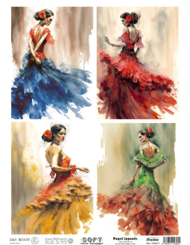 Papel de Arroz Soft 30x41cm....