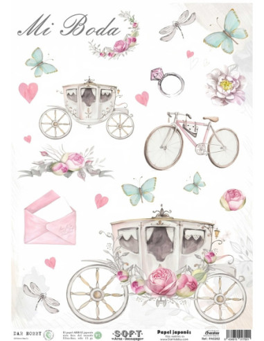 Papel de Arroz Soft 30x41cm....