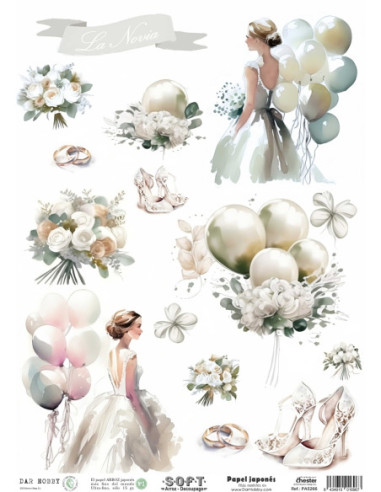 Papel de Arroz Soft 30x41cm....